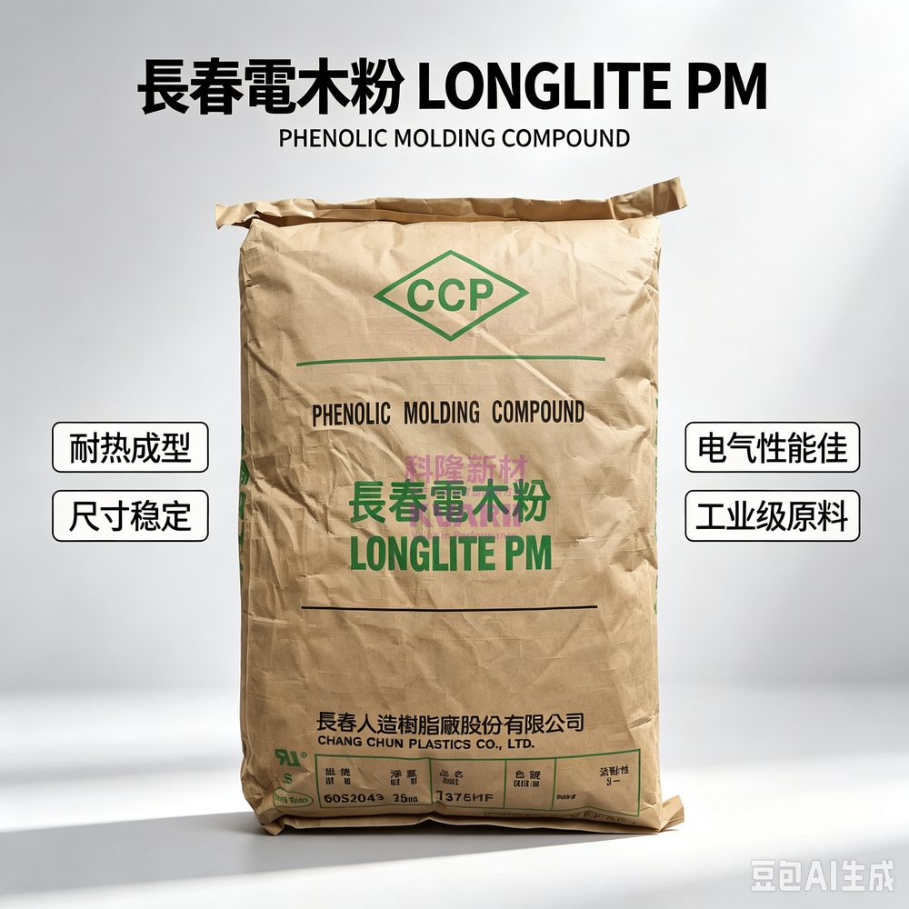 CCP长春电木粉T375HF 酚醛模塑料 纯白底立体展示图 1比1 (1)