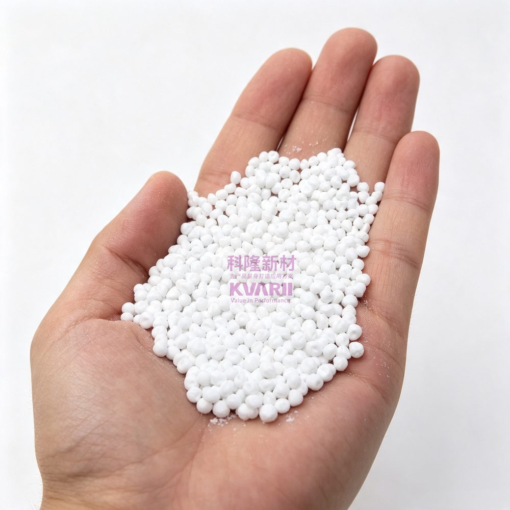 White Filled Masterbatch Calcium Carbonate Round Pellets