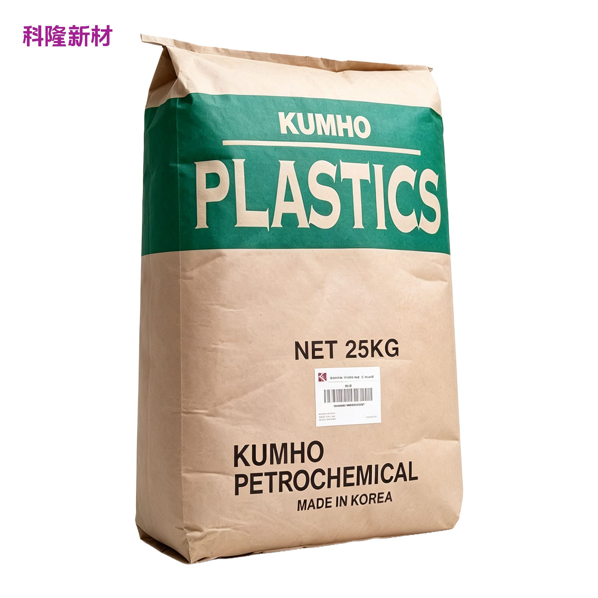 KUMHOPLASTICS 锦湖塑料原料袋 白底阴影版