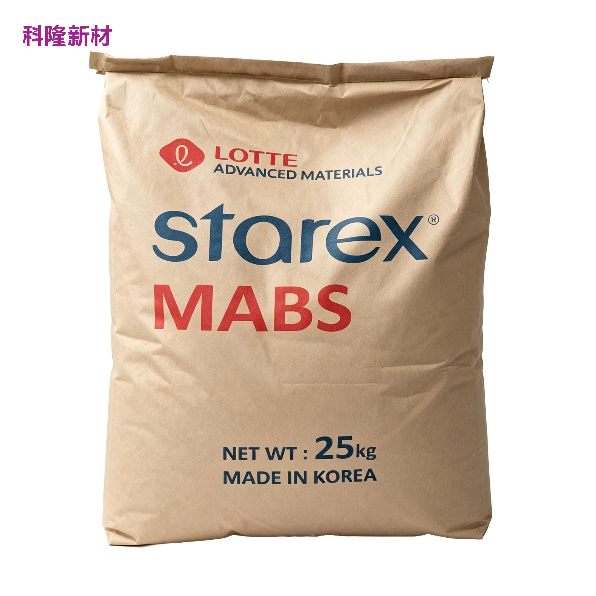LOTTE Starex MABS 袋 白底立体阴影版