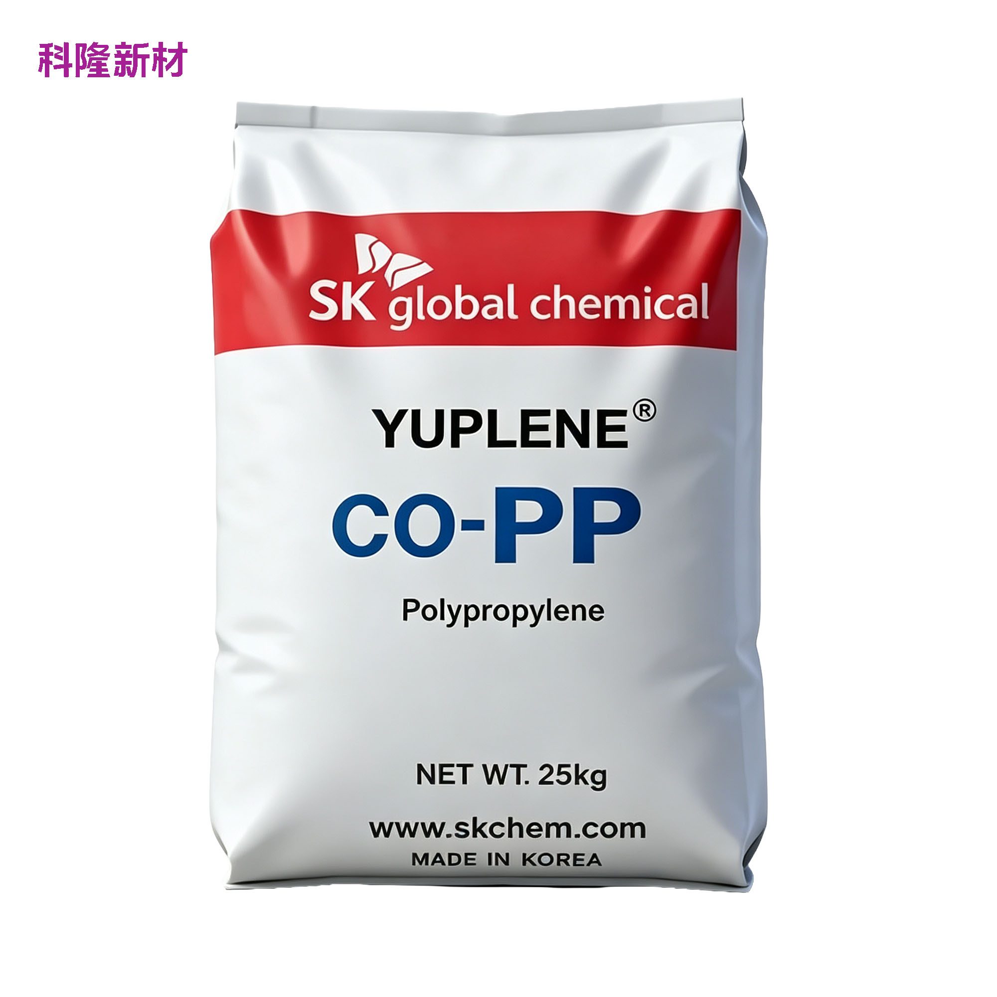 SK 化学 YUPLENECOPP 聚丙烯袋 白底阴影版